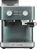 KitchenAid, Macchina da caffè, 15 bar, 225 g, 2,5 L, Argento, acciaio inox, vano contenitore