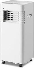 GUOGHUI, Condizionatore portatile, 12000 BTU, 30 m, 16°C, Bianco, illuminazione LED, telecomando, timer, pompa di calore