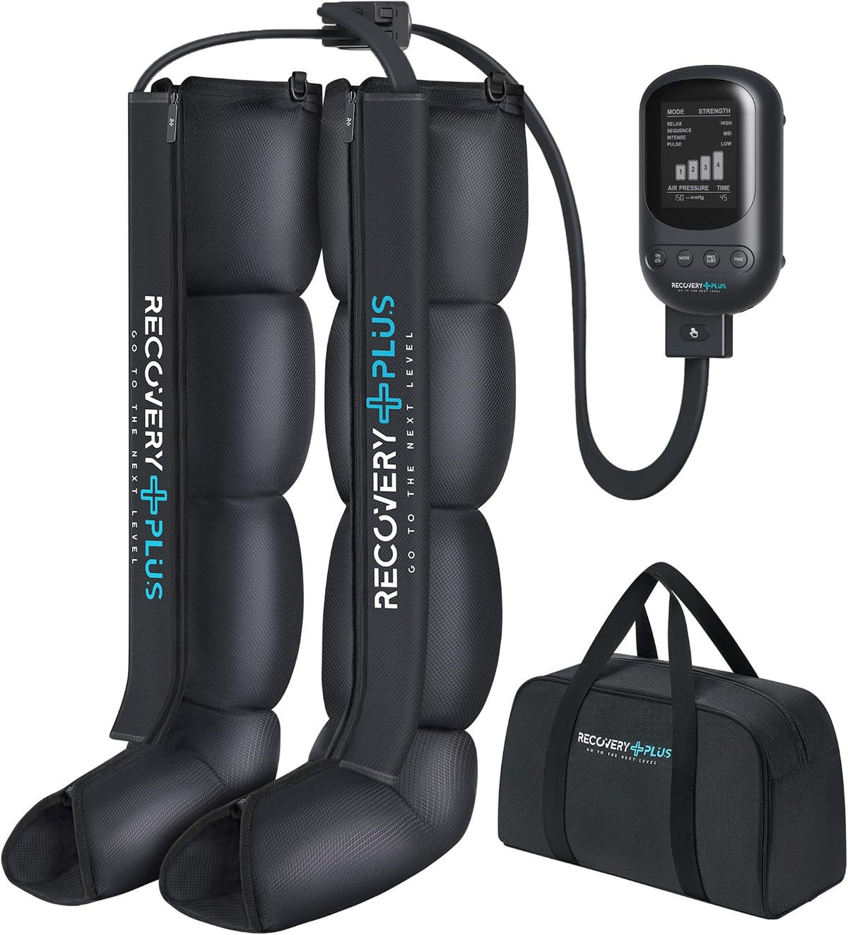 Massaggiatori elettrici per i piedi, RECOVERY + PLUS GO TO THE NEXT LEVEL, Nero