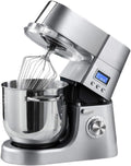 PAHION, Robot da cucina, 6.5 L, 1200 W, 395 x 290 x 355 mm, Nero, acciaio inox
