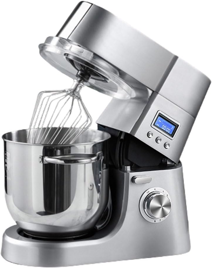 PAHION, Robot da cucina, 6.5 L, 1200 W, 395 x 290 x 355 mm, Nero, acciaio inox