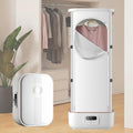 Glowdora, Armadio, 900 W, 66,5 x 50 x 34,5 cm, 220 V, Bianco, telecomando, spegnimento automatico, protezione dal surriscaldamento