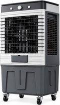 JS Space, Raffrescatore evaporativo, 120 L, 60 m, 110 cm, Bianco, telecomando