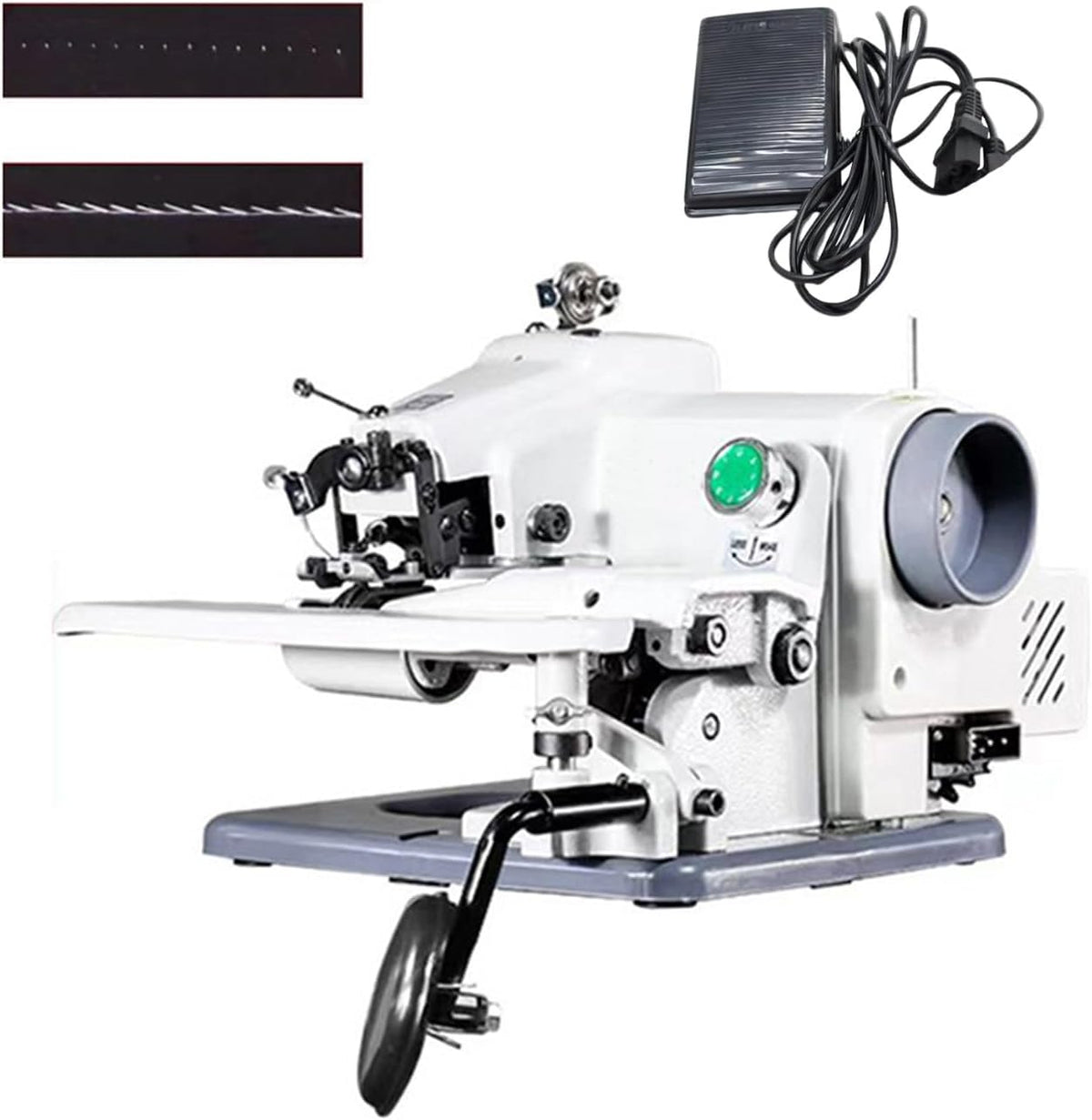 twostronking, Macchina da cucire, 120 W, 1200 Giri/Min, 3 mm, Nero