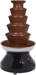 SAUADY, Fontane di cioccolata, 1,2 m, Argento/Nero, acciaio inox, protezione dal surriscaldamento