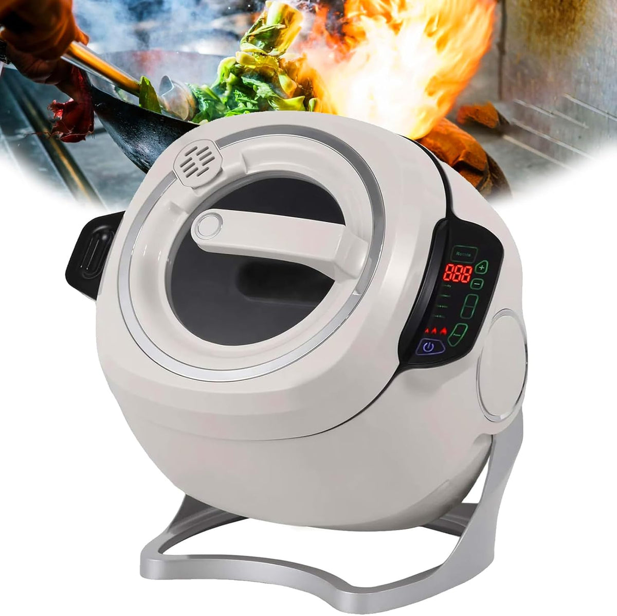Robot da cucina, 6 litri, 310 x 370 x 365 mm, 2000 W, Nero, alluminio