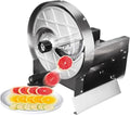 Affettatrice, 10 mm, 60 kg, 230 V, Argento, acciaio inox