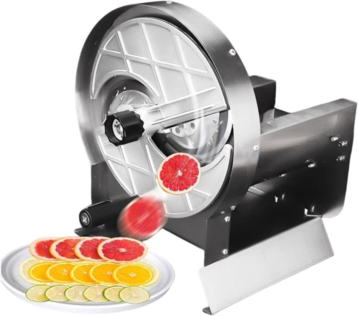 Affettatrice, 10 mm, 60 kg, 230 V, Argento, acciaio inox