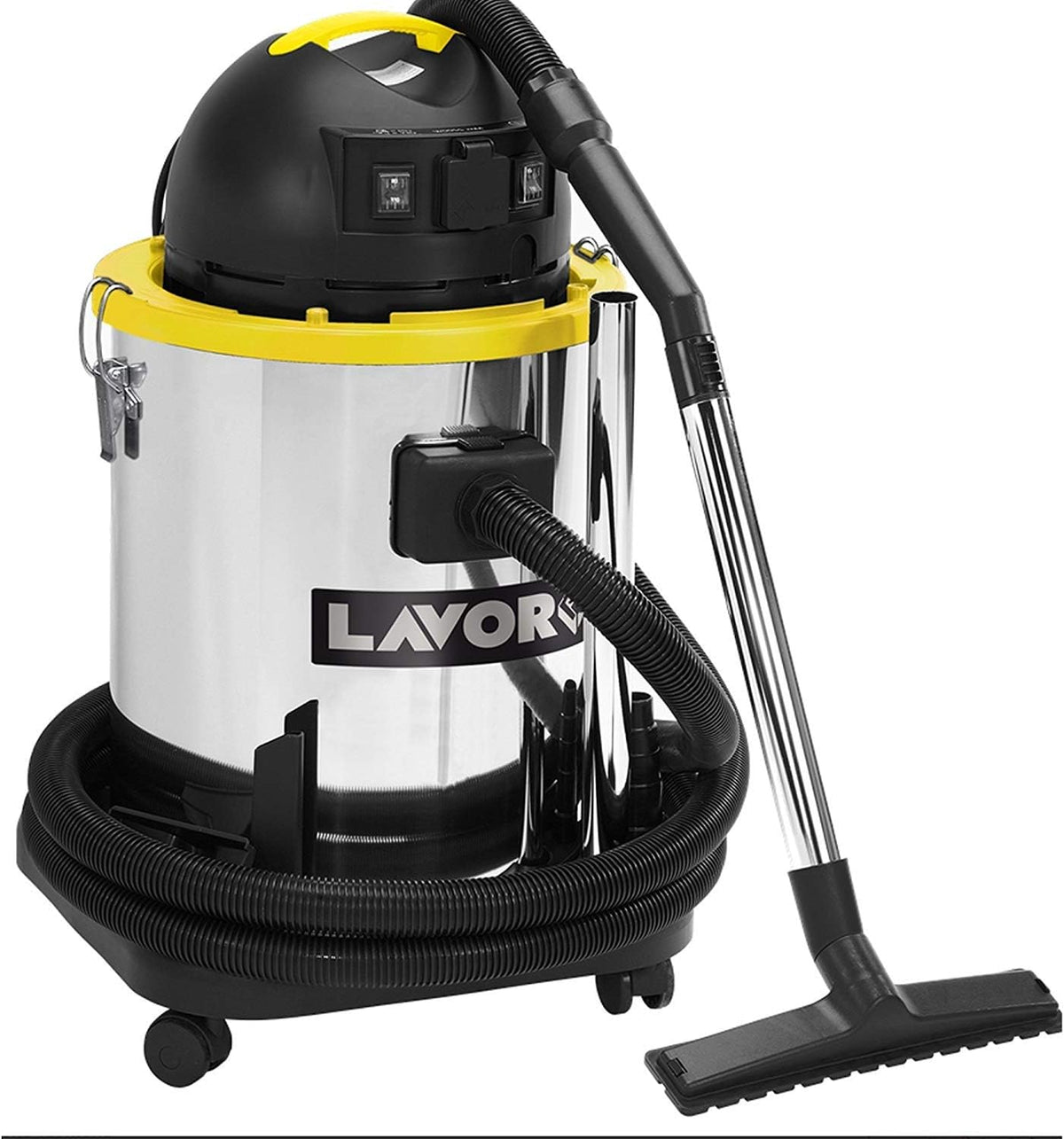 Lavor, Aspirapolvere, 1600 W, Nero, acciaio inox