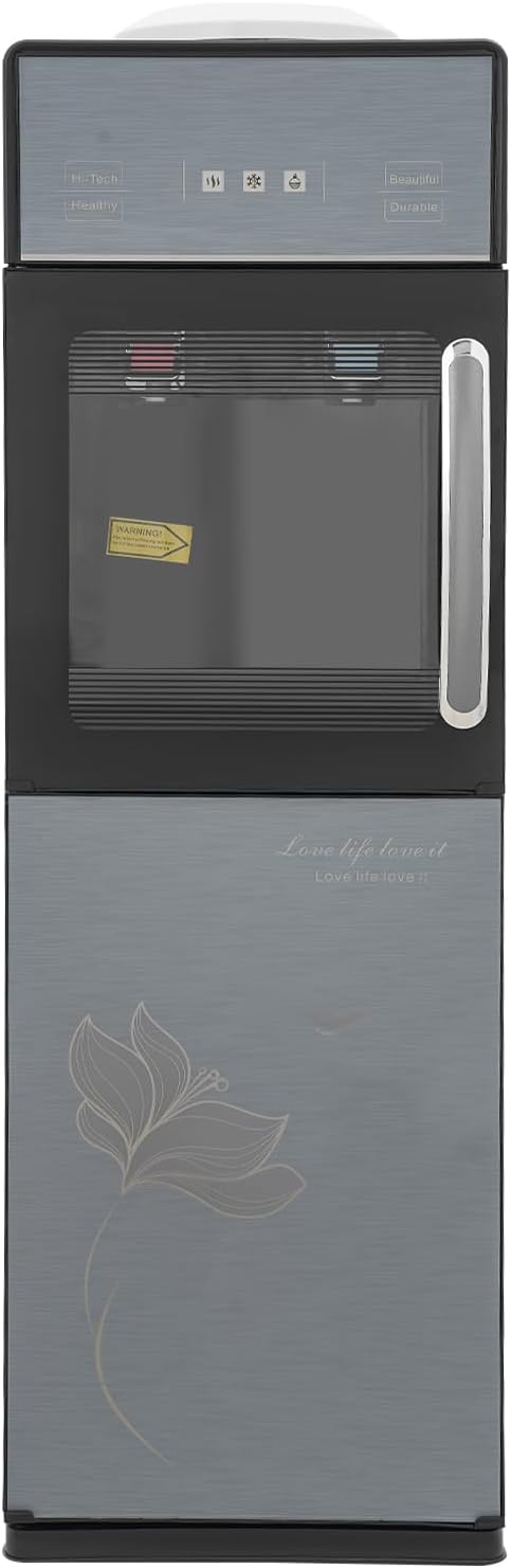 WDRENTOOL, Distributori e fontane d'acqua, 97 cm, 30 x 30 x 97 cm, 1,1 l, Nero, illuminazione LED