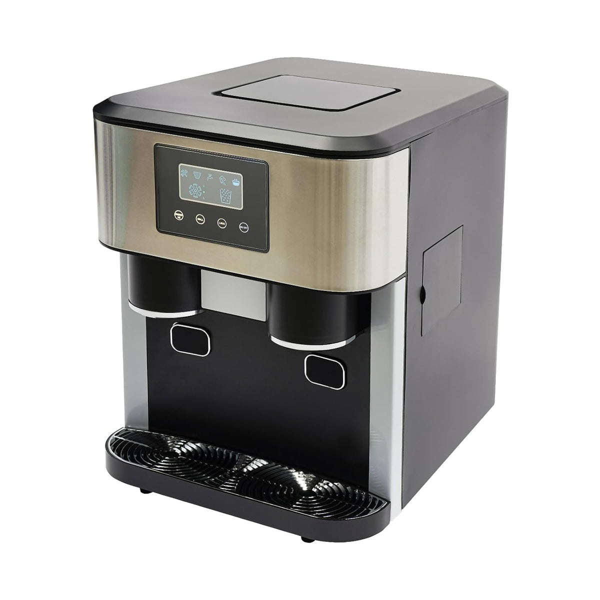 Gelatiera, jiumxliu, 15 kg, 220 V, 1.8 L, Grigio, acciaio inox, vano contenitore, 3 in 1