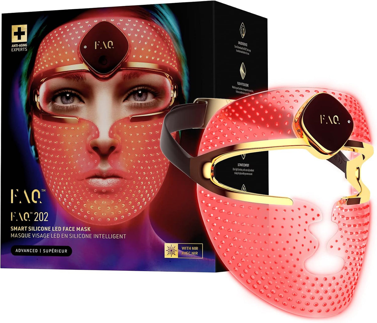 FAQ, Maschere, Nero, illuminazione LED, funzionamento senza fili