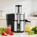 pealiritansemen, Centrifughe ed estrattori di succo, 1250 W, 84 mm, 220 V, Nero, acciaio inox, vano contenitore