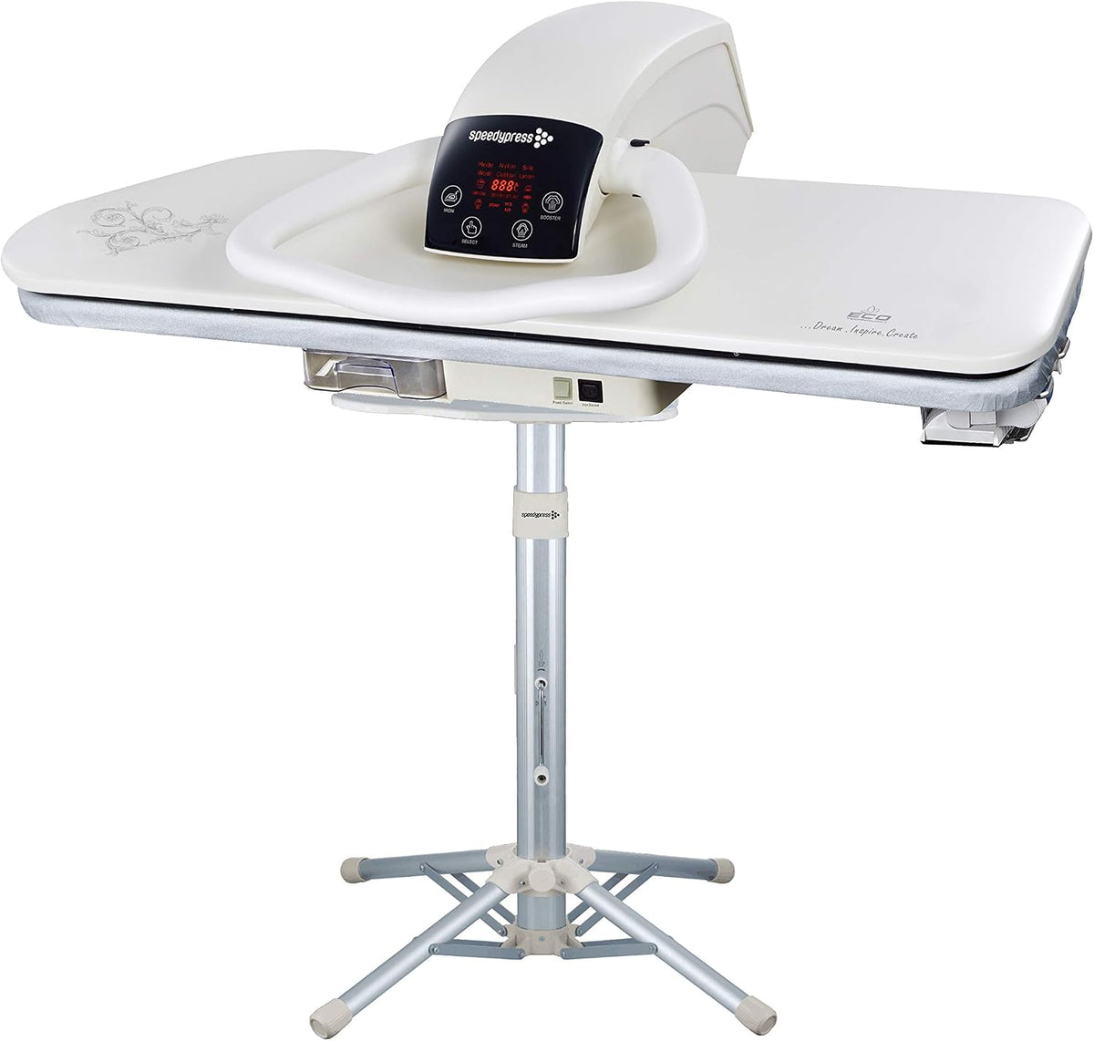 Speedypress, Presse da stiro, 101 cm, 800 ml, Nero, spegnimento automatico, protezione dal surriscaldamento