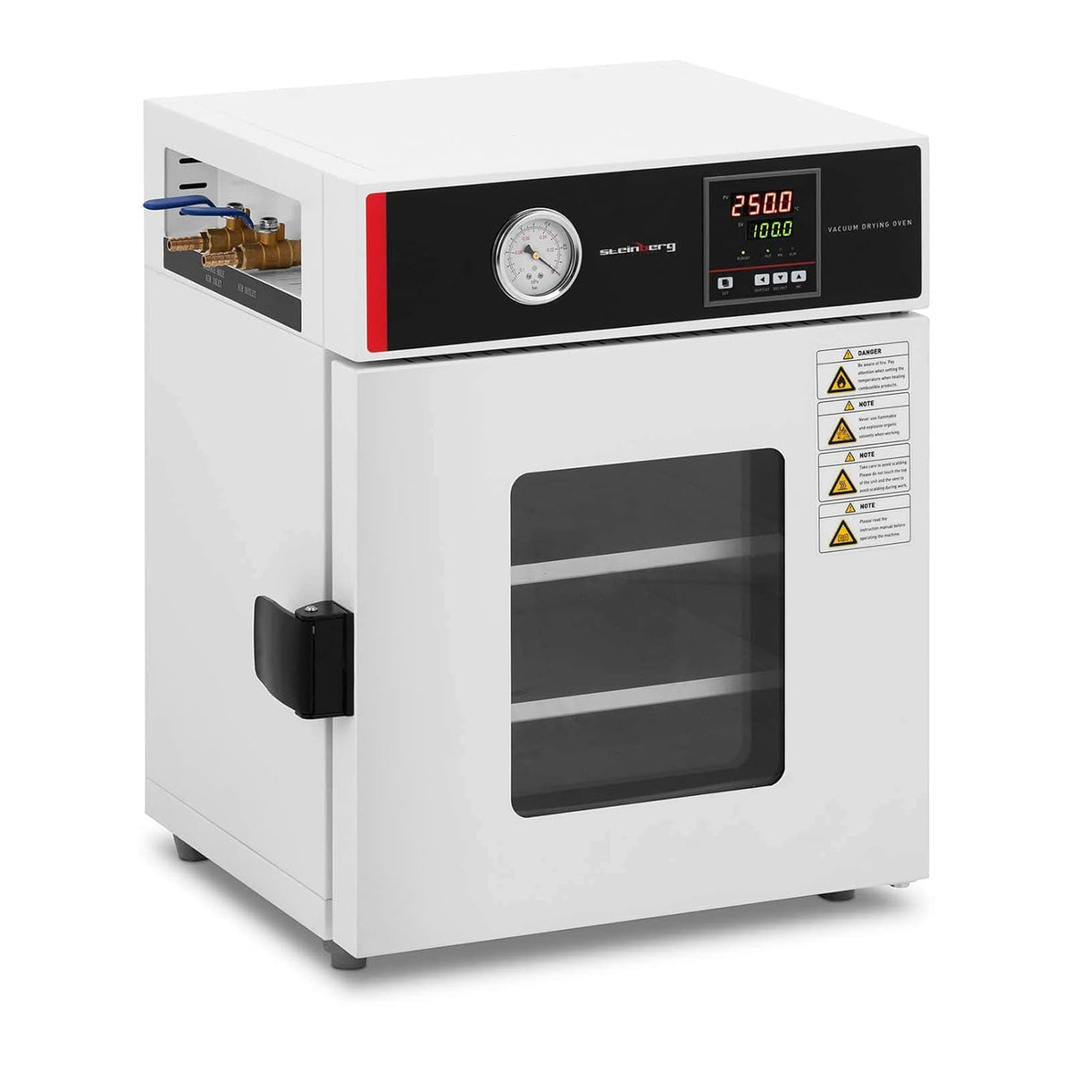 Steinberg Systems, Deumidificatore, SBS-ADO-2500, 800 W, 25 L, 30 x 30 x 27 cm, Nero, illuminazione LED, timer