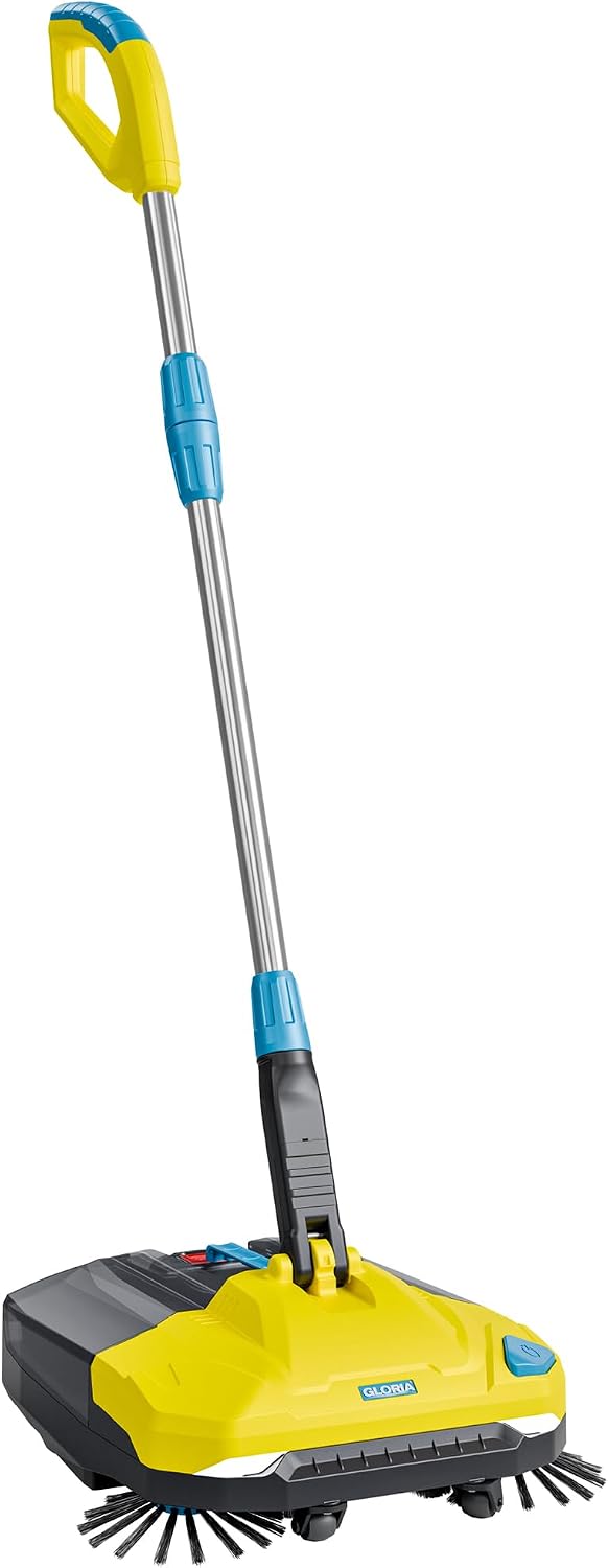 Gloria, Aspirapolvere verticale, 18 V, 40 cm, 4,5 litri, Grigio, vano contenitore, illuminazione LED