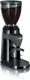 GRAEF, Macinacaffè elettrici con centrifuga, CM802, 350 g, Argento/Nero, acciaio inox, vano contenitore