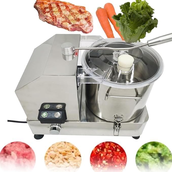 CWCQGH, Robot da cucina, 2000 W, 6 L, Argento, acciaio inox, vano contenitore