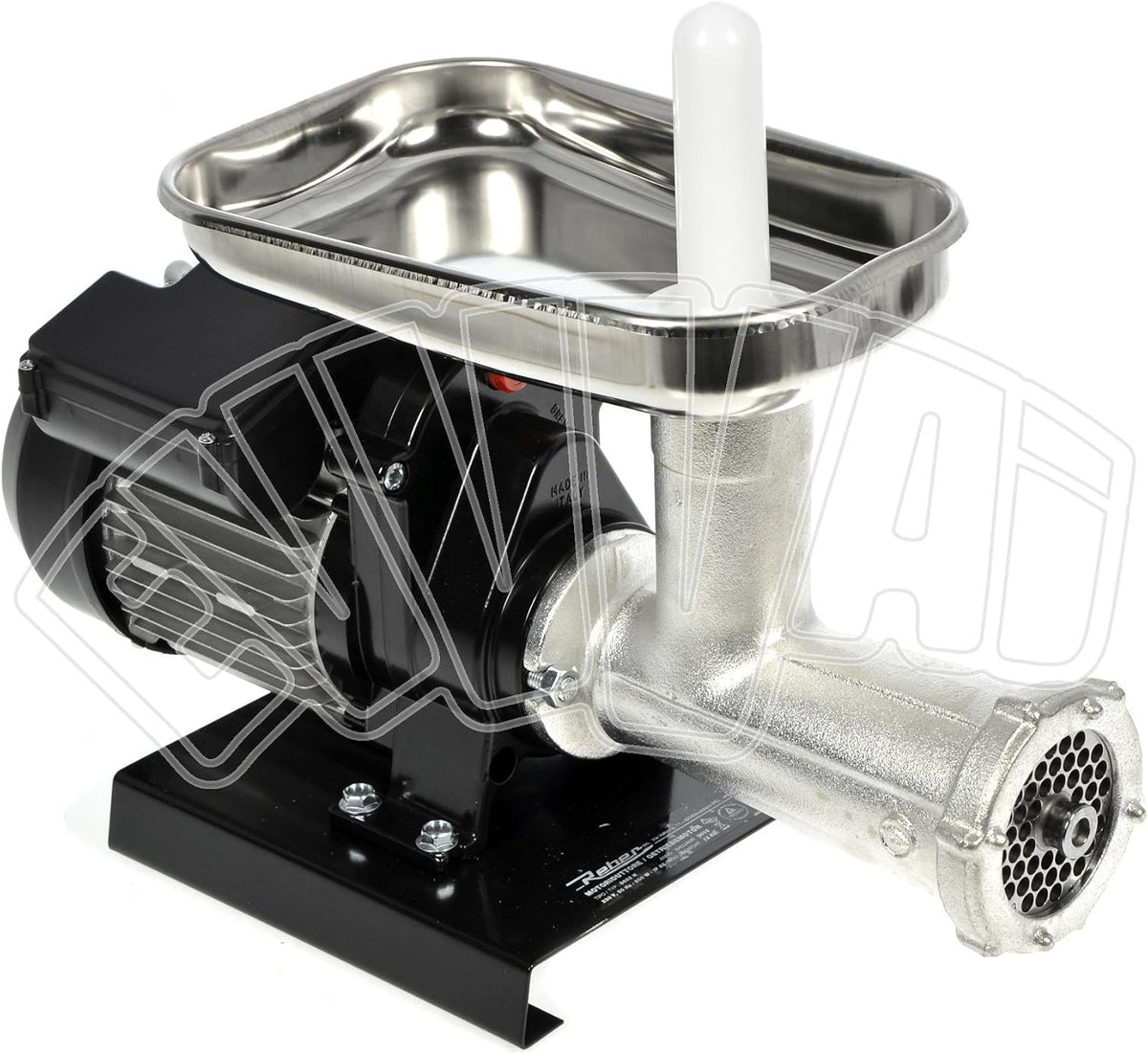 Reber, Tritacarne, 9500N, Argento/Nero