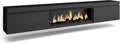 Skraut Home, Soggiorno, 107 cm, 32 cm, 34 W, Nero, illuminazione LED, telecomando