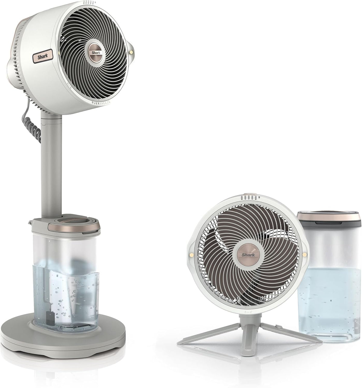 Shark, Ventilatori a piantana, FA300WHEU, 93 cm, 35 cm, 7 kg, Bianco, telecomando