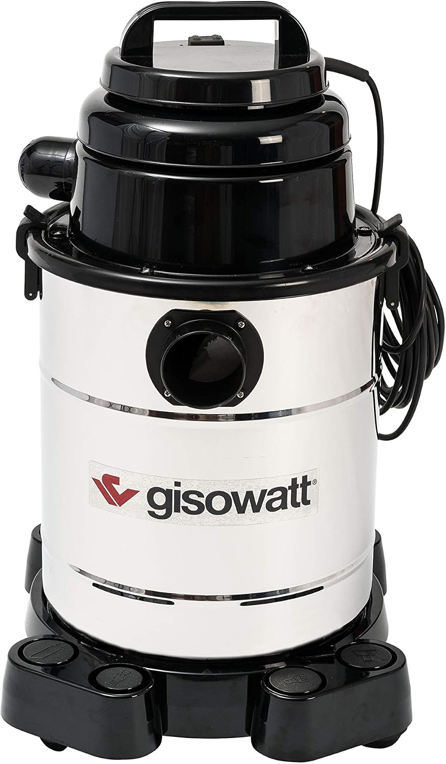 Aspirapolvere solidi e liquidi, Gisowatt, 20 litri, 1100 W, 240 V, Argento, vano contenitore
