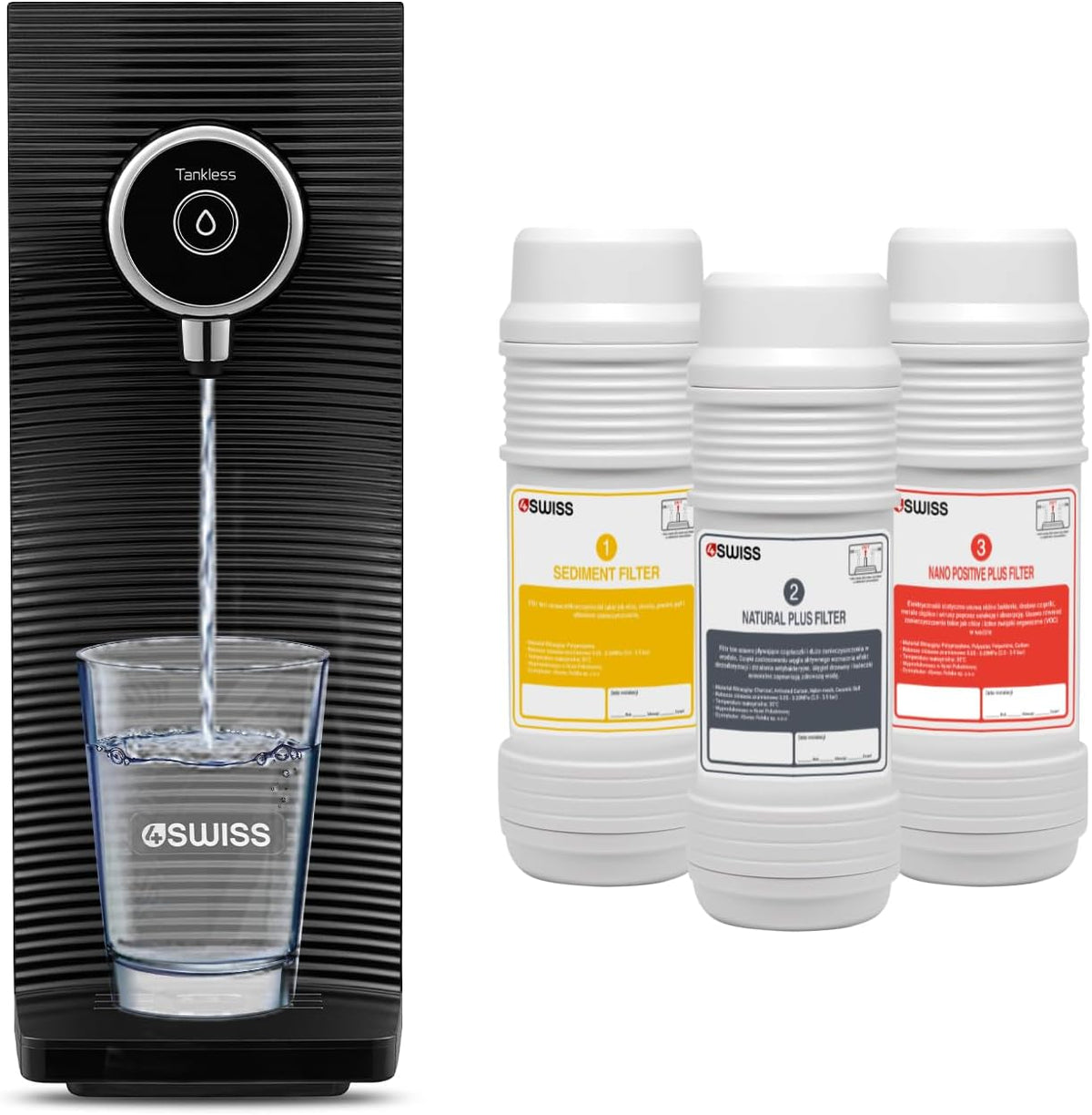 4Swiss, Filtri sottotop, Nero