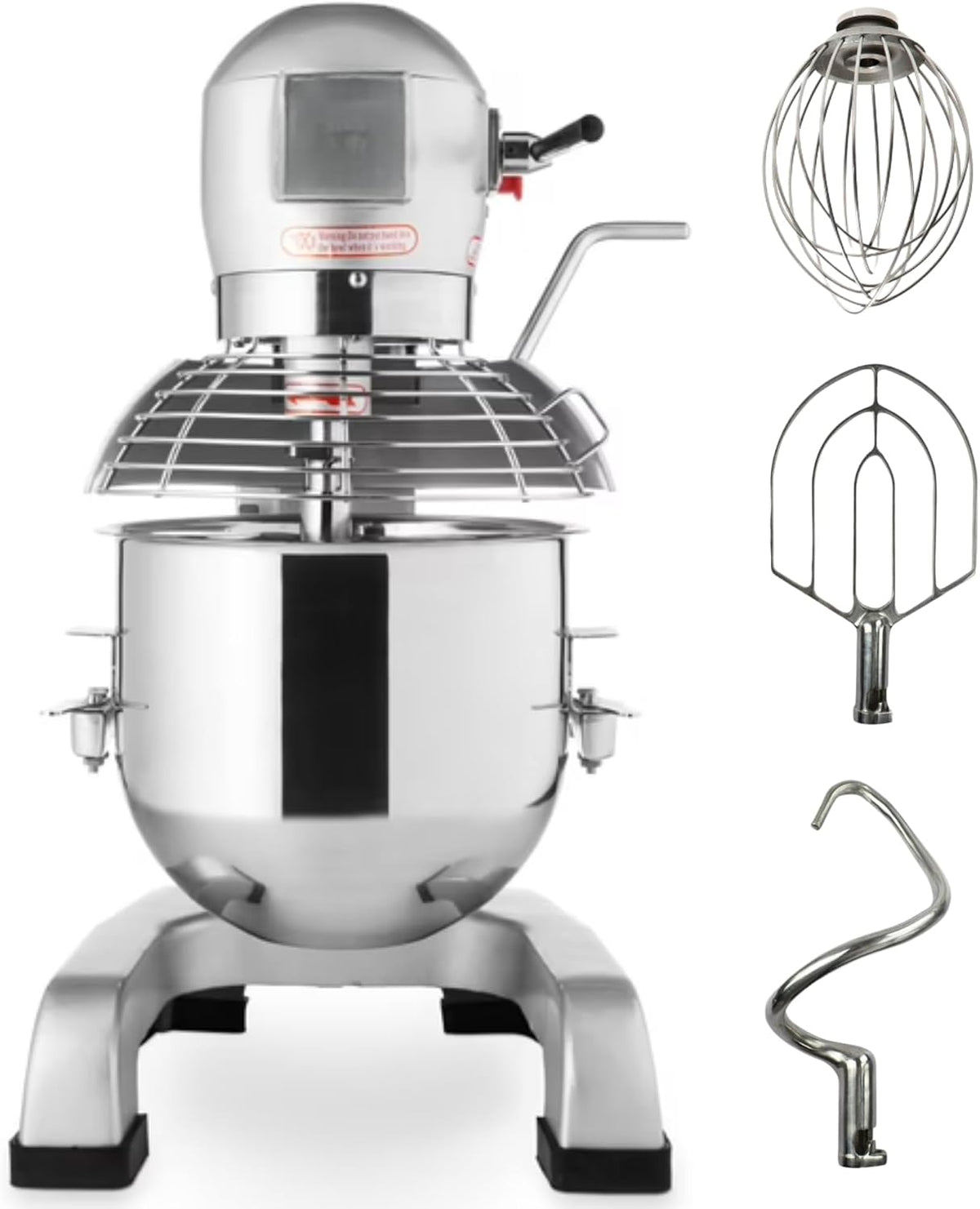 Générique, Impastatrice planetaria, 20 litri, 750 W, 318 × 290 mm, Nero, acciaio inox
