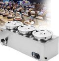ZHIXUMM, Scalda zuppe, 1500 W, 53,7x53,7x31,5 CM, 220 V, Argento, acciaio inox