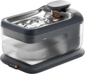 PETSEE, Fontanelle, 4,5 l, Argento, acciaio inox, timer, funzionamento senza fili