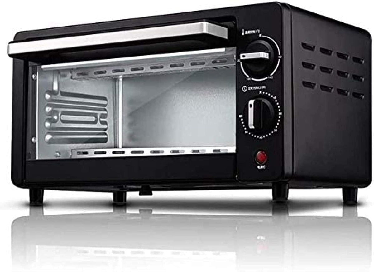 JFGCTYHXY, Forno elettrico, 365 × 230 × 203 mm, 220 V, 800 W, Nero, timer, funzione grill