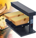 KJHYYPP, Grattugie di formaggio elettriche, 650 W, 36 x 9 cm, 300 °C, Nero, acciaio inox