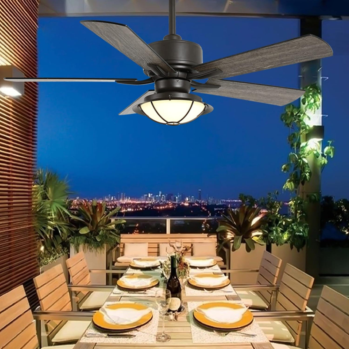 ZZYYZZ, Ombrelloni, 65 W, Bianco, illuminazione LED, telecomando