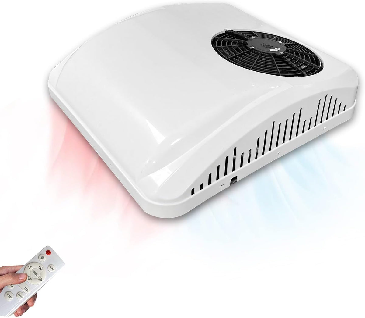 Aspligo, Condizionatore, 8800BTU, 12 V, 8800 BTU, Bianco